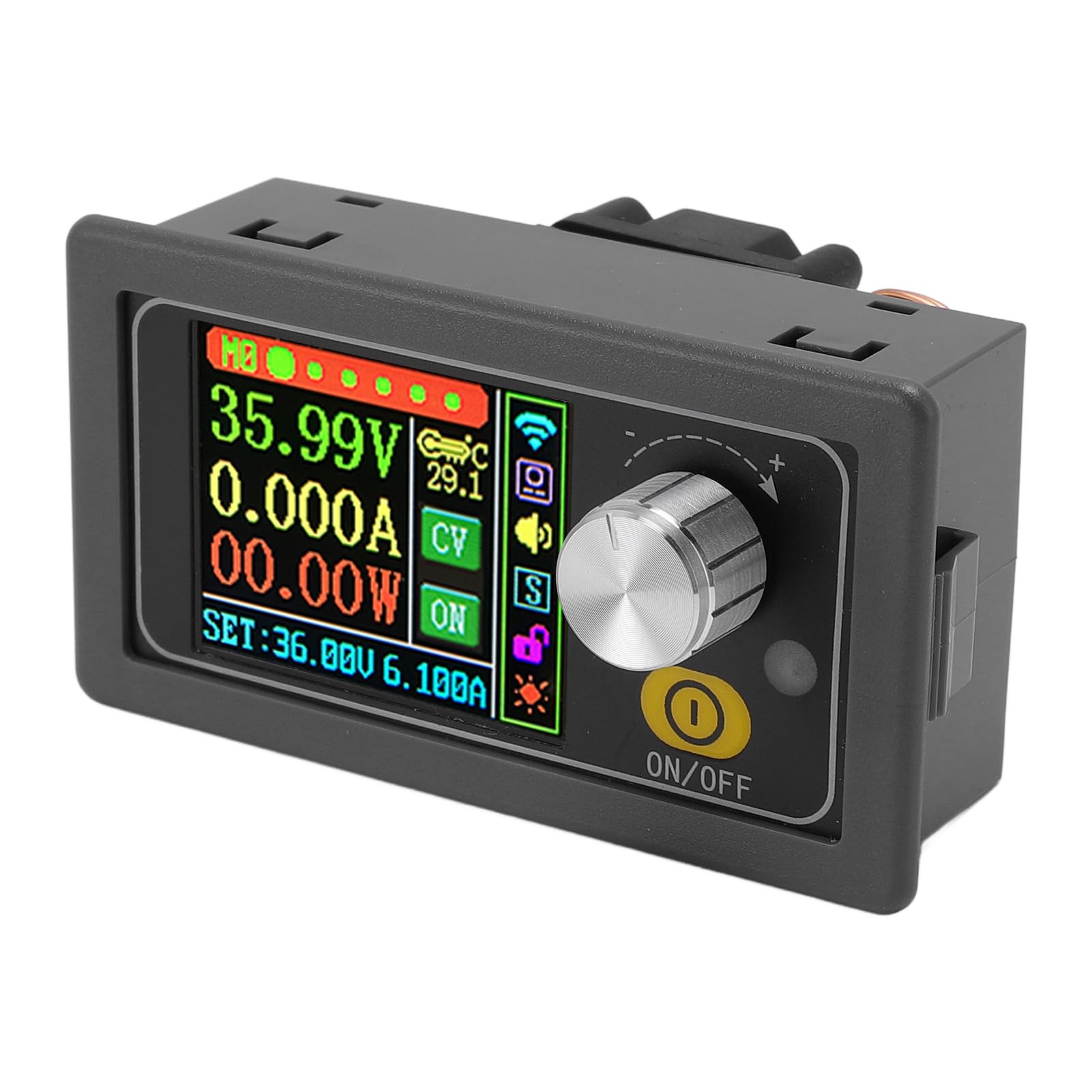 Jeffergarden Alimentatore CC Regolato Regolabile da 0 A 36 V, 12 A, 216 W con Display Digitale per Esperimenti di Laboratorio e Progetti elettronici.