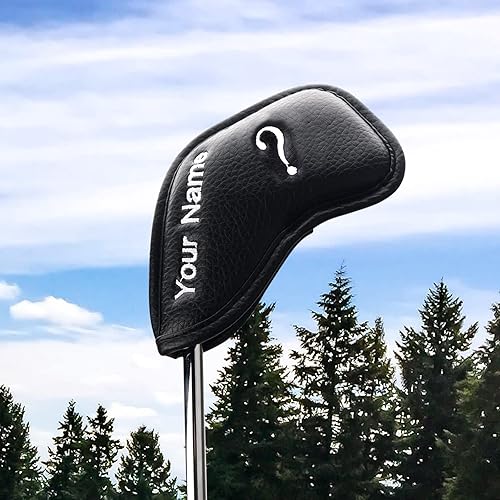 Miniatura 2 de CRAFTSMAN GOLF 12 piezas o 1 pieza de fundas protectoras de cuero sintético para cabezas de palos de golf, compatibles con todas las marcas