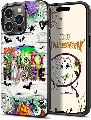 Spooky Nurse Western Halloween Ghost Nurse Halloween Vibes Funda para teléfono compatible con iPhone 15 14 13 12 11 Pro Max  Samsung Galaxy S23 S22 disponible en Yaxa Peru