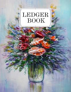 Ledger Book: Record Income and Expenses With Oil Painting Cover, 120 Pages, Size 8.5" x 11" by Doreen Keller