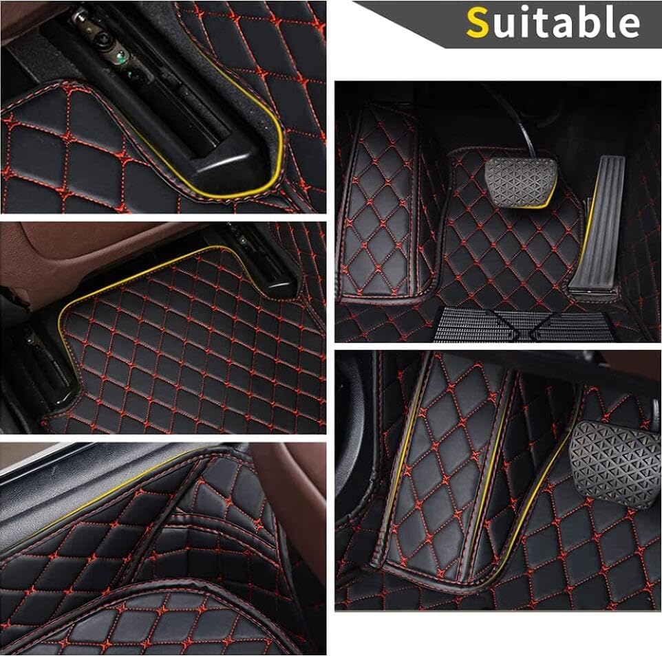 Custom Making Car Floor Mats Compatible with Audi BMW Mercedes-Benz Toyota Lexus Honda Infiniti Nissan Hyundai Kia All Models 2000-2025 (Purple)