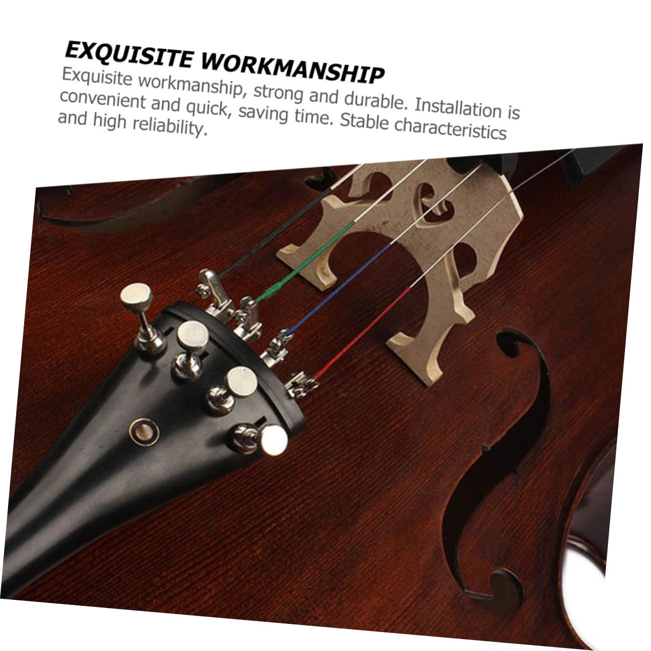 ibasenice Ebenholz Cello Zubehör Set Werkzeuge zur Pflege von Ebenholz-cellos Instrumentenbedarf für Celloteile aus Holz Praktisches Cellozubehör