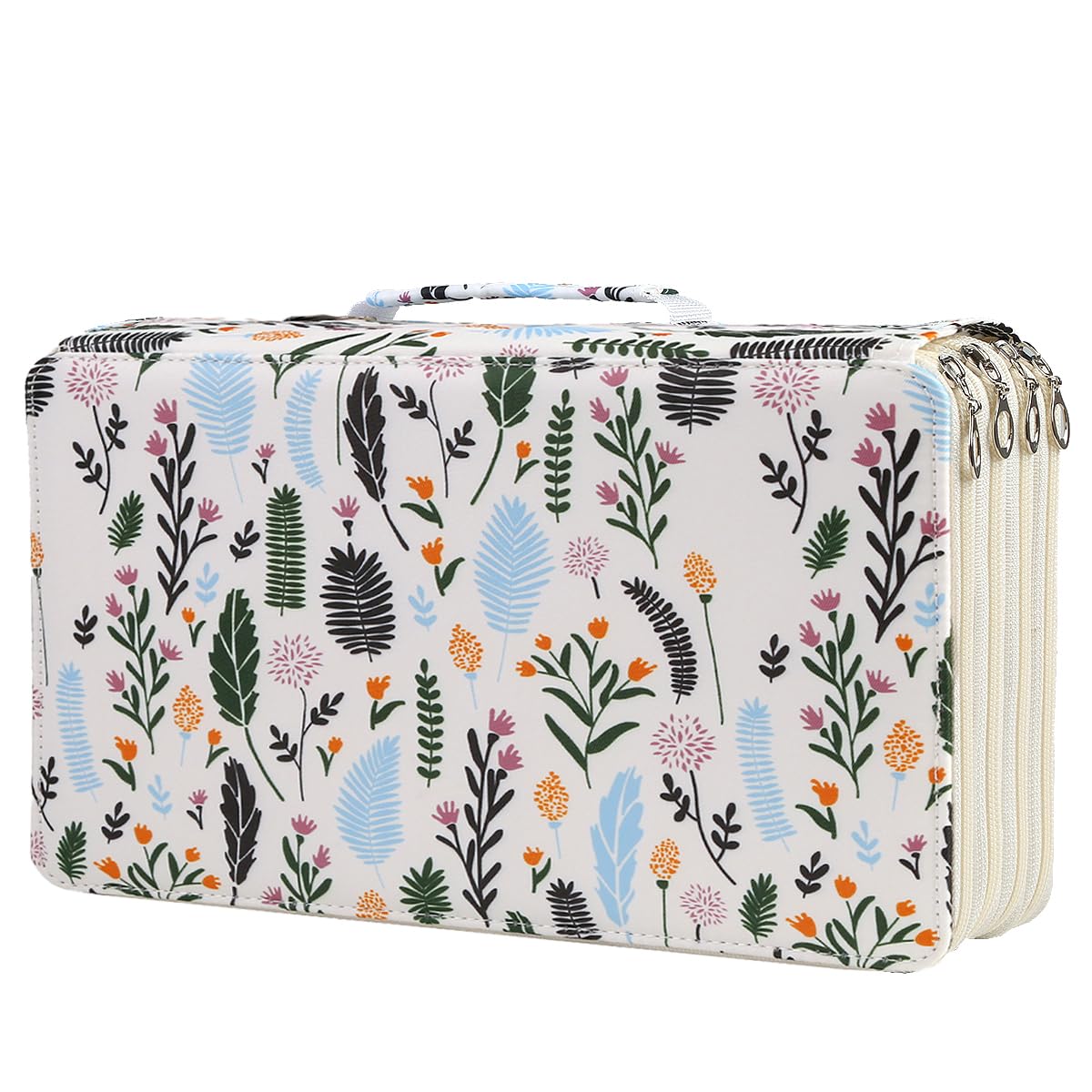 300 Slots Colored Pencil Case Organizer, 4 Layer Bag