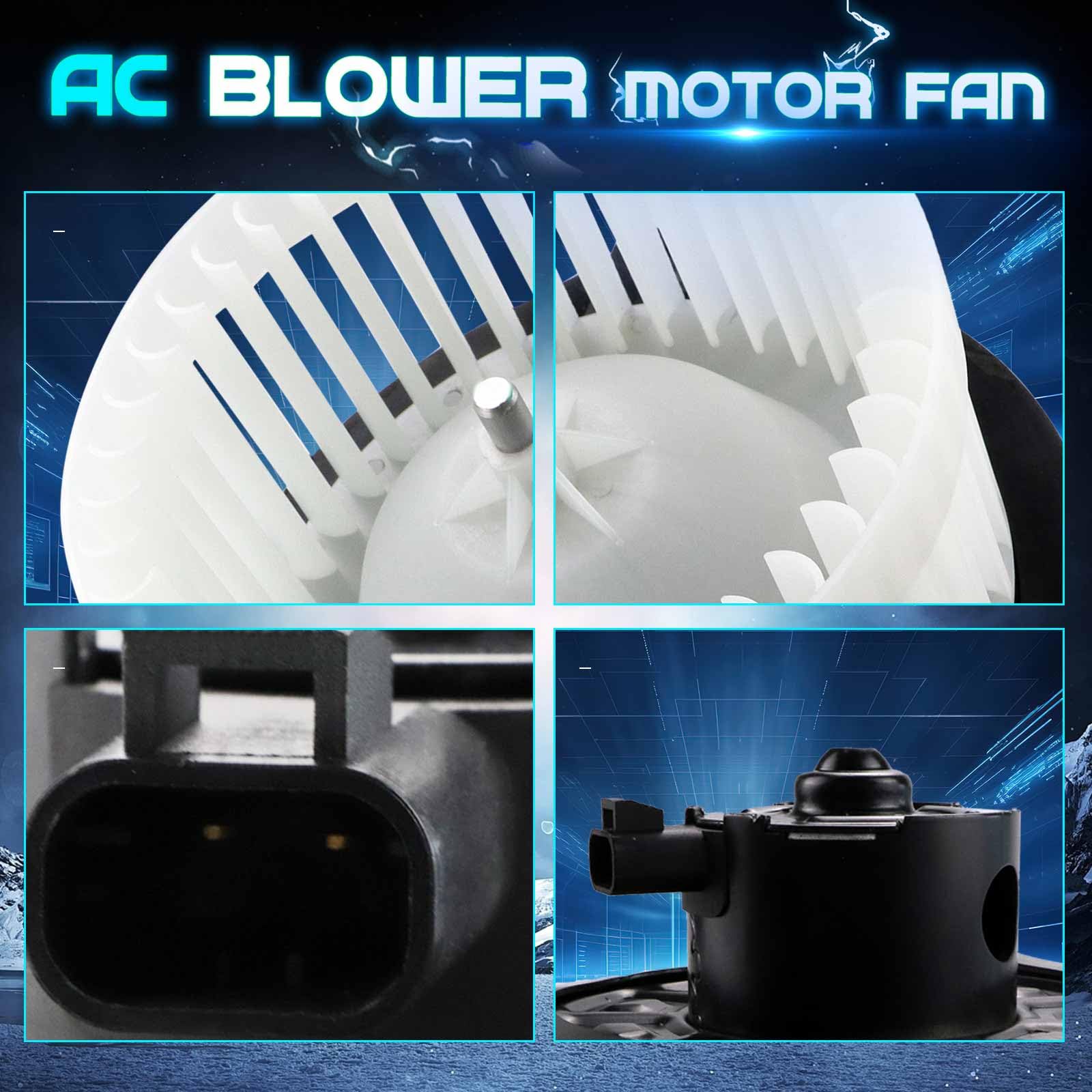 A-Premium HVAC Blower Motor Assembly - Compatible With Chevy Silverado, GMC Yukon, Buick, Cadillac & More