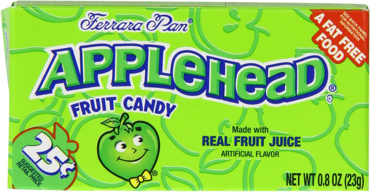 Applehead Fruit Candy 23 g (Pack of 15)
