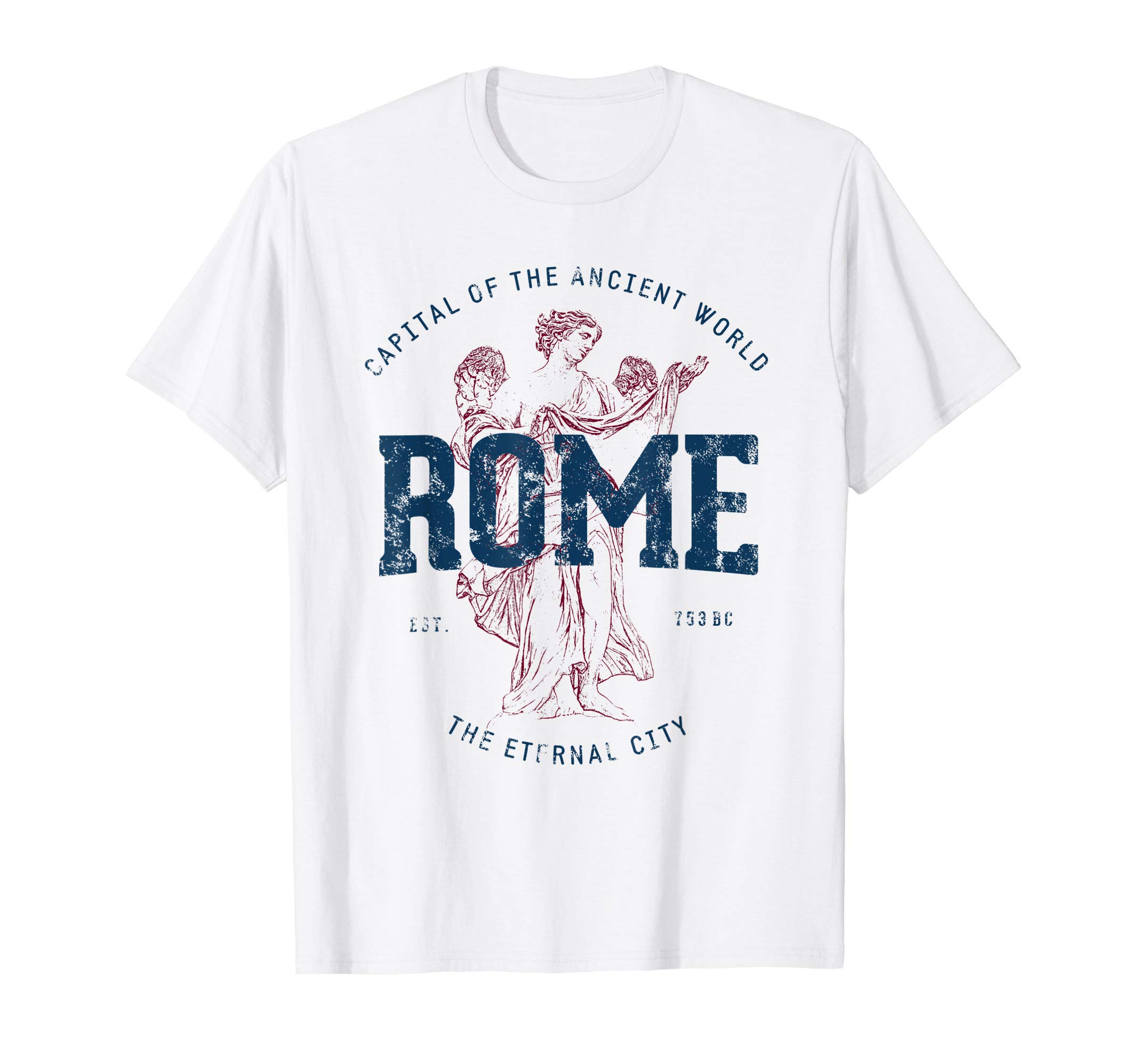 Rome Souvenirs by TreajaVintage Italy Rome Retro T-ShirtOEKO-TEX STANDARD 100