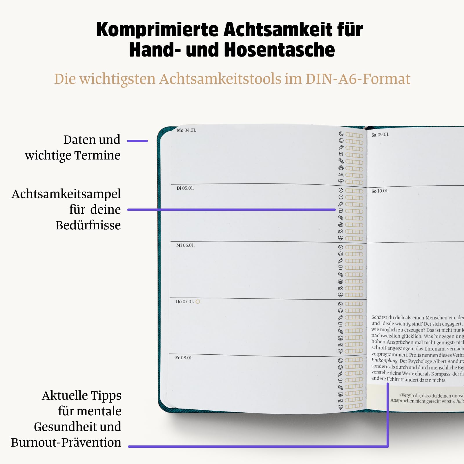 Ein guter Plan Mini 2027: Kleiner Kalender für große Zufriedenheit
