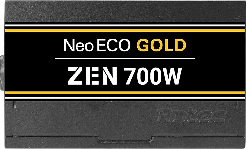 Antec NeoECO Gold Zen NE700G Series, 80 Plus Gold Certified 700W Non-Modular Active PFC Power Supply thumbnail 4
