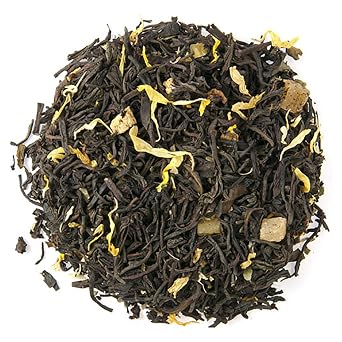 Mango Mist Black Tea - 16oz | Loose Leaf Pouches | Fruity & Tropical Ceylon Blend | Naturally Flavored | Great Hot or Iced | Ethical Tea Partnership Estate | Bulk Pack Refreshing Brew