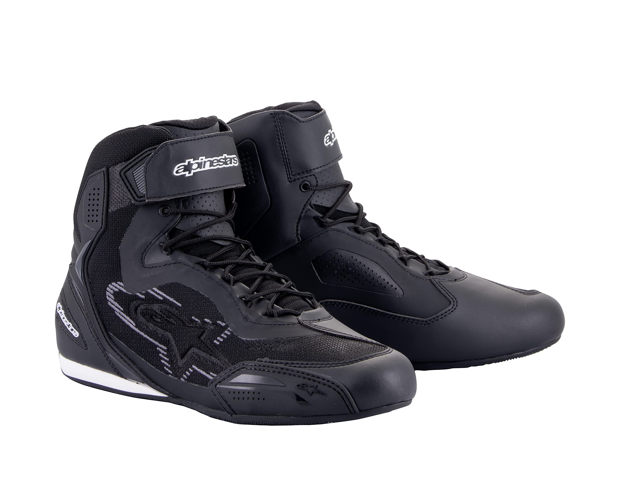 Alpinestars Motorradstiefel FAST3-RK – Schwarz/grau, Größe 39 EU