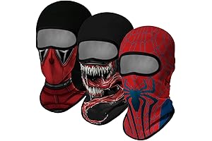 Red Plume Full Face Deadpool Mask