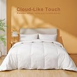 Duvet Insert King Size, Luxurious Hotel Collection Down Comforter, Ultra Soft 100% Cotton Shell, All Season Medium Warmth Couette King 106 x 90 Inch.