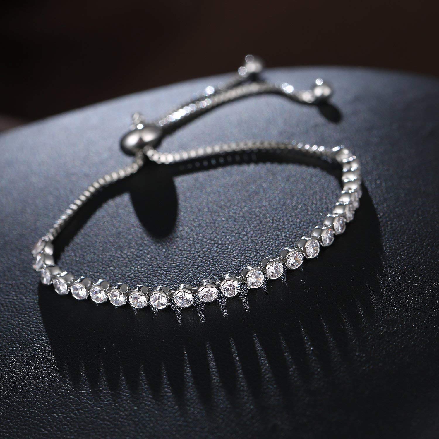 Stylish Austrian Crystal Charm Bracelet