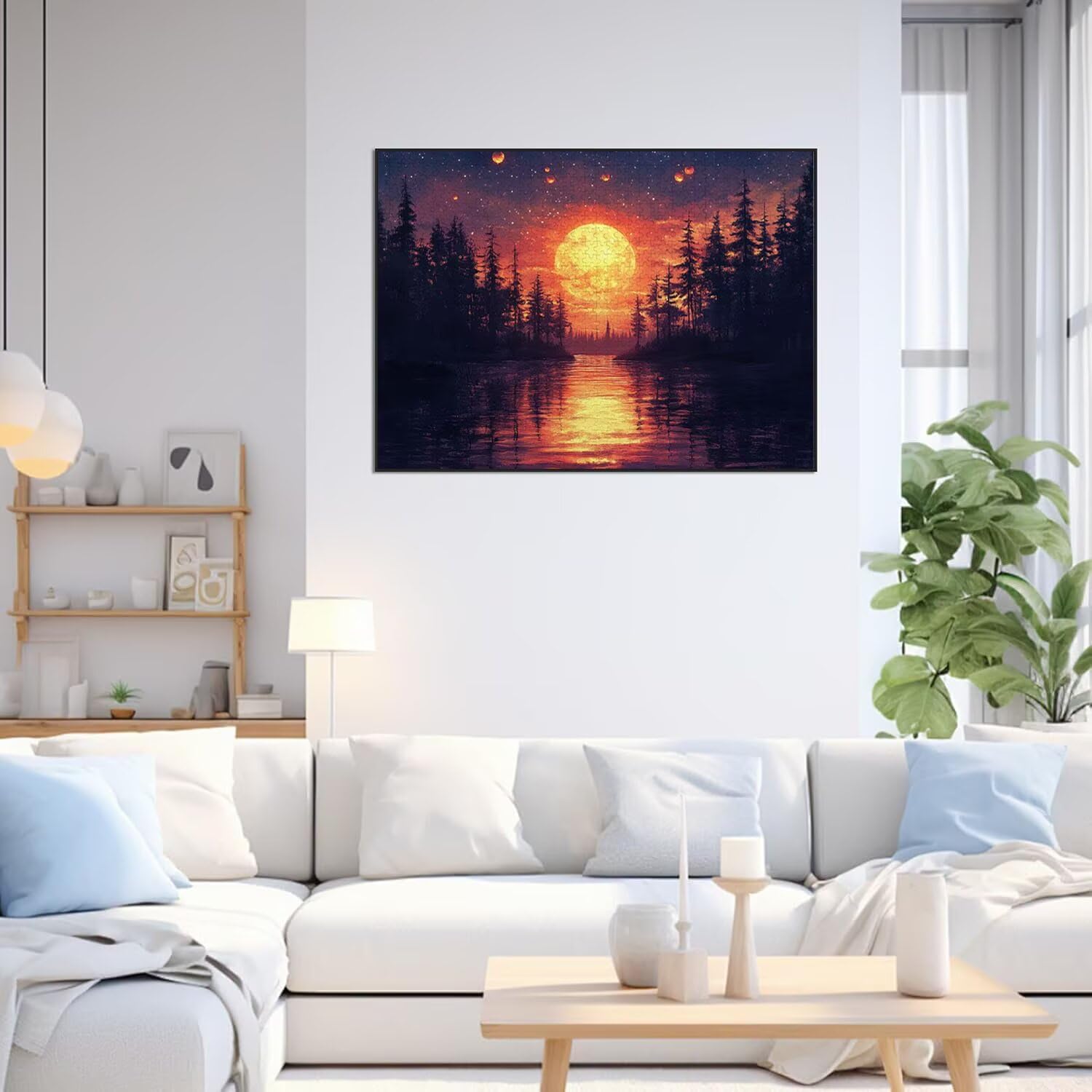 Puzzle 1000 Pièces Adultes Paysage Jeu D'Intelligence, n-358