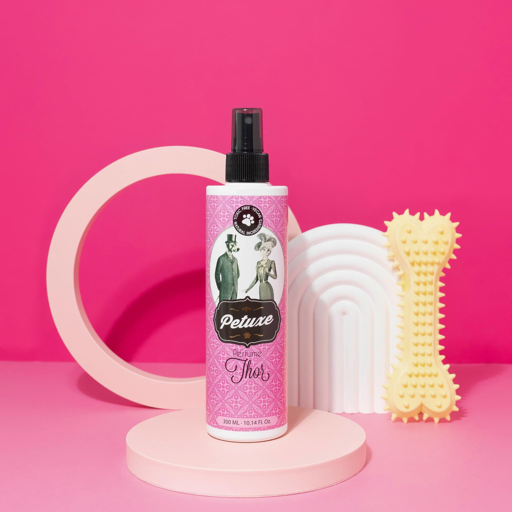 PETUXE Perfume Dama para Perros y Gatos Efecto Larga Duración | Todas las Razas y Edades | Neutraliza Malos Olores con Ingredientes Naturales | Vegano | 300 ml