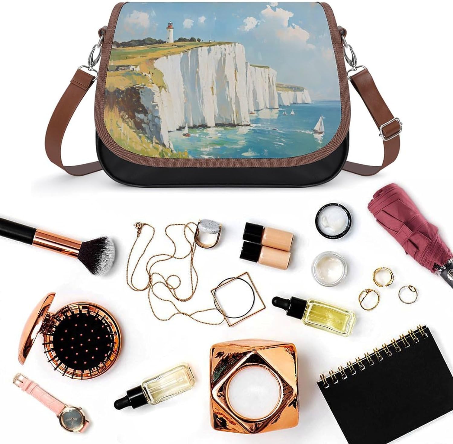 The White Cliffs of Dover Shoulder Bags for Women Tote Handbag Clutch Purse Messenger Bag