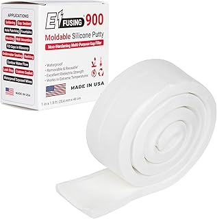900 Moldable Silicone Putty - White Rectangular Shape
