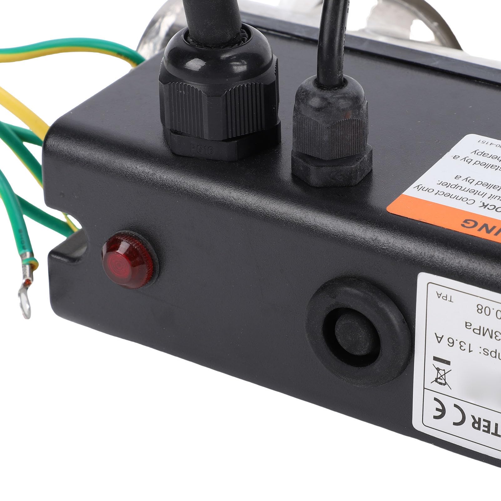 Pssopp Termostat Podgrzewacza Wody 3KW, Podgrzewacze Basenowe, Regulator Temperatury Wanny z Hydromasażem z wodoodpornością IPX5 do Przenośnej Wanny Basenowej i SPA do 1280L Termostat Podgrzewacza