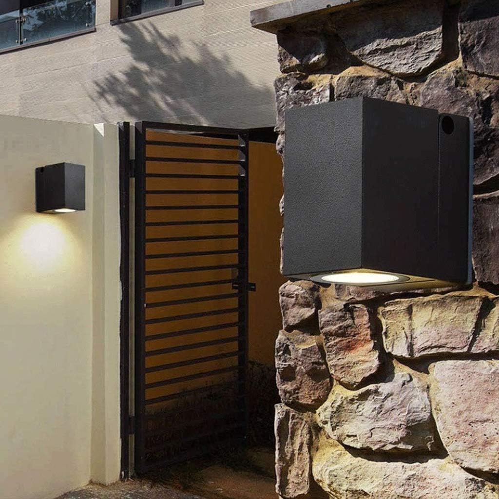 Wall sconces Outdoor Waterproof Chandelier Die-cast Aluminum Hanging Light European-Style Balcony Corridor Courtyard Pendant Lamp Glass Lampshade Outdoor Wall Light Exterior Light Fixture