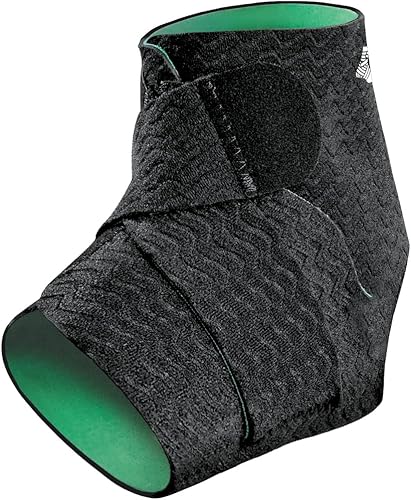 Mueller Sports Medicine - Tobillera ajustable verde, para hombres y mujeres, negroverde, talla única