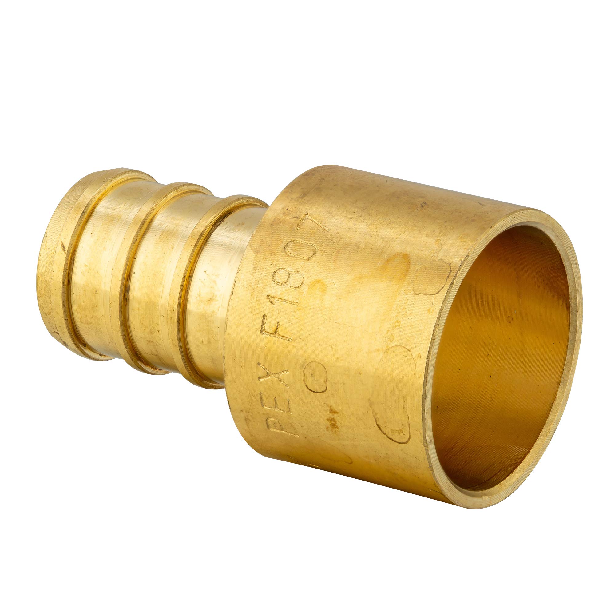 50-pak Barb Crimp Pex 1/5.1 cm x 1/5.1 cm żeński adapter miedziany (rura miedziana) złączka mosiężna, ASTM F1807