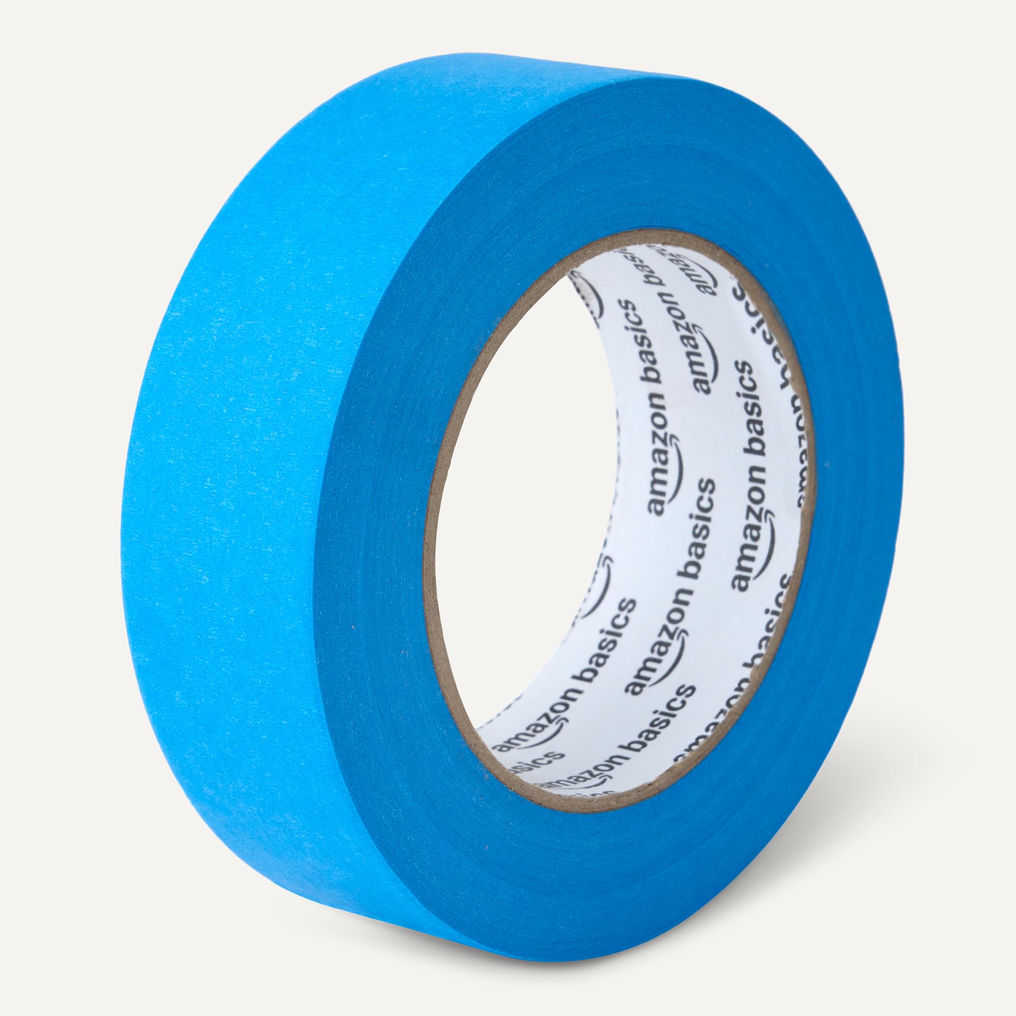 Amazon Basics Nastro adesivo per pittura, 3.6 cm x 55 m, confezione da 4 rotoli, Blu