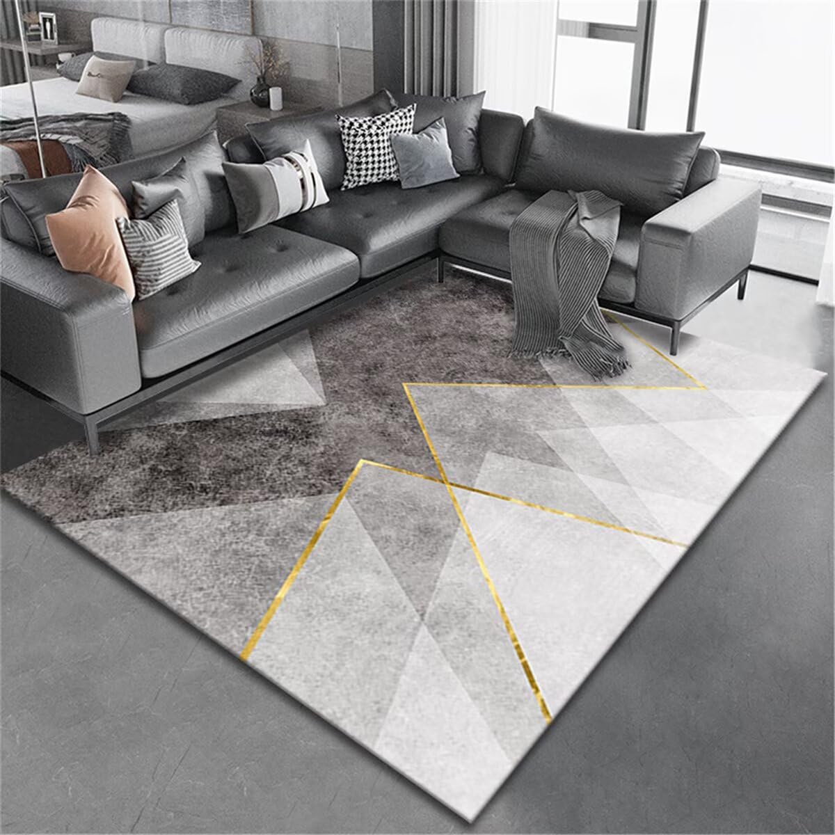 Tapis anti-poussière 180x250cm pour éliminer les allergies du salon moderne