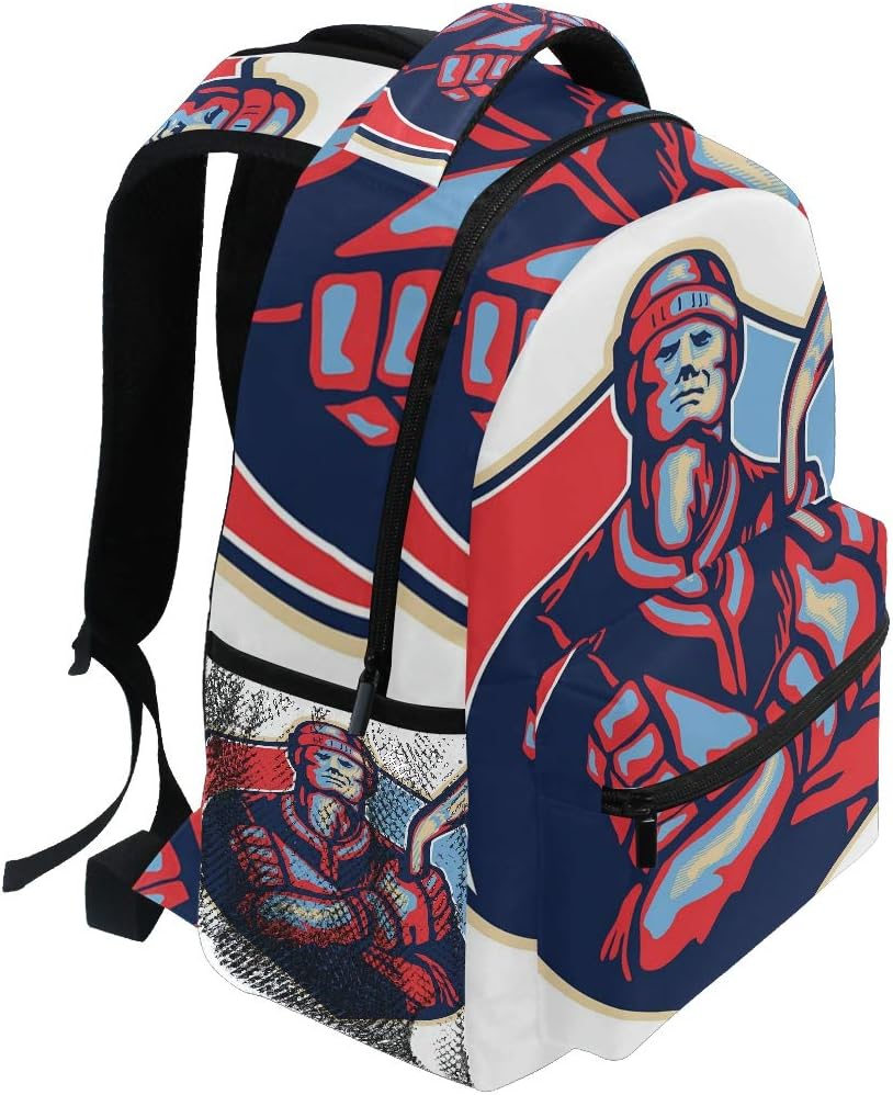 Amazon Cancaka アイスホッケー選手のイラスト スティックを保持 レトロスタイル 軽量 スクールバックパック 学生 カレッジバッグ 旅行 ハイキング キャンピングバッグ Cancaka Pcバッグ ケース スリーブ 通販 Amazon Cancaka アイスホッケー選手のイラスト スティックを保持 レトロスタイル 軽量 スクールバックパック 学生 カレッジバッグ 旅行 ハイキング キャンピングバッグ Cancaka Pcバッグ ケース スリーブ 通販