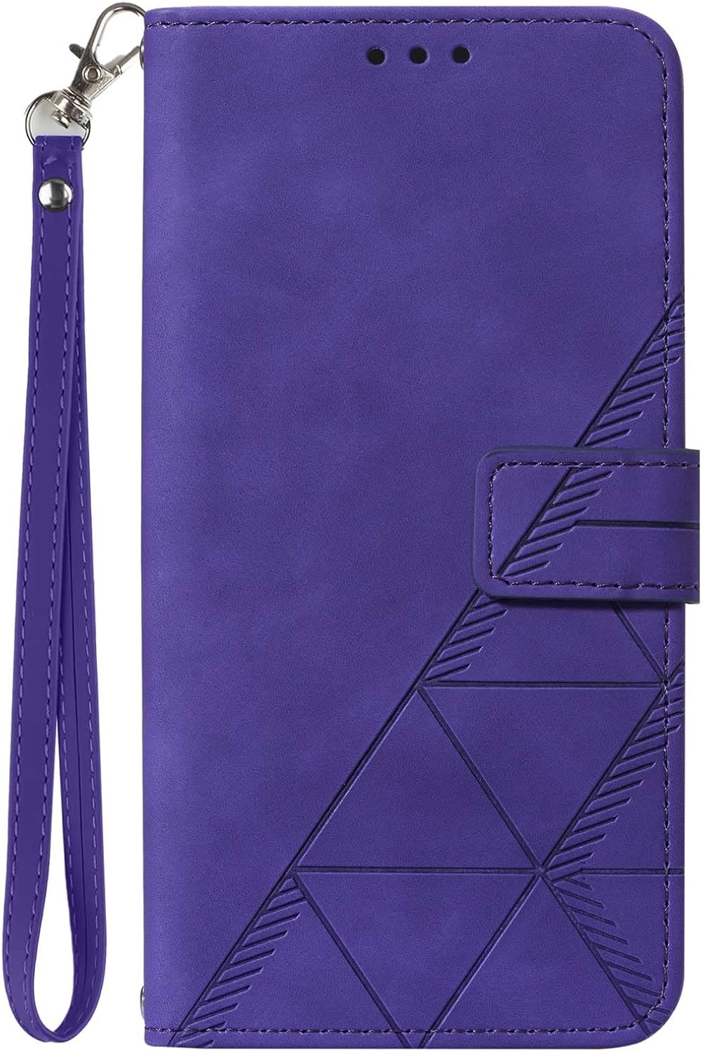 Unichthy Case for Motorola edge 50 neo Wallet Cover with Wrist Strap