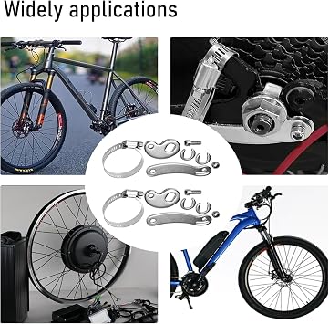 2 Set Torque Arm Conversion Kit for Electric Bicycle, Universal Torque Arm for Ebike, Dropout Amplifier for Ebike Front or Rear Hub Motors