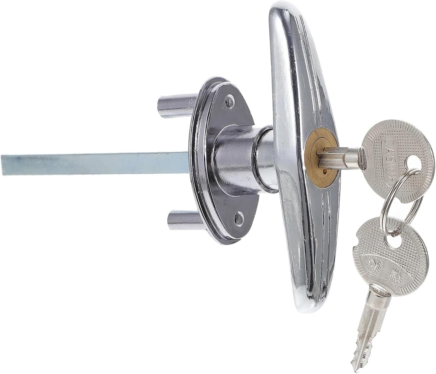 Emergency Release Lock Kit 1/2/3/4 Set Universal Copper Core Garage Door Lock - Hand Pull Emergency Release Hardware(2set)