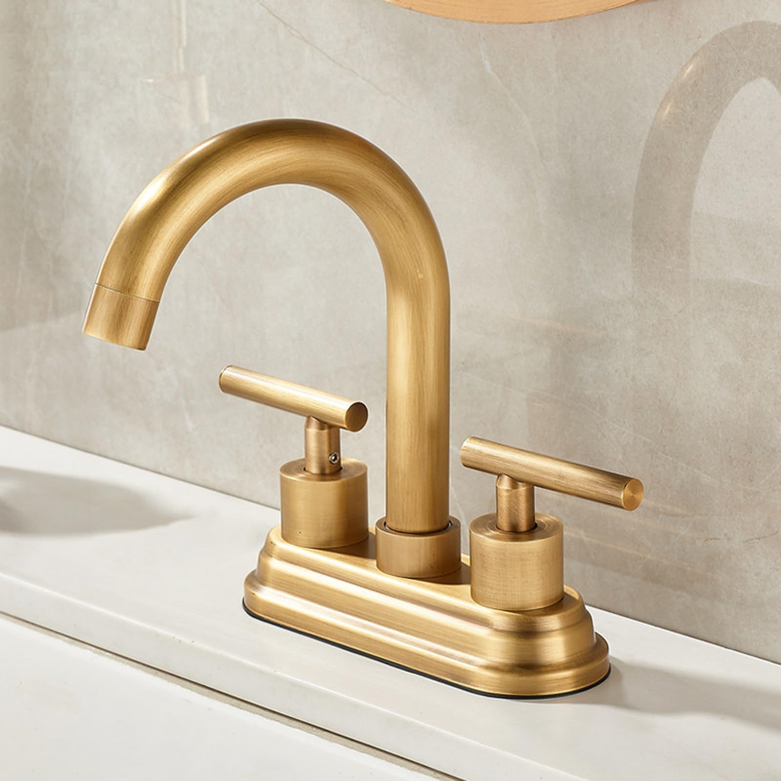 Robinet lavabo retro BiaoTeng en laiton pour une salle de bain style spa vintage