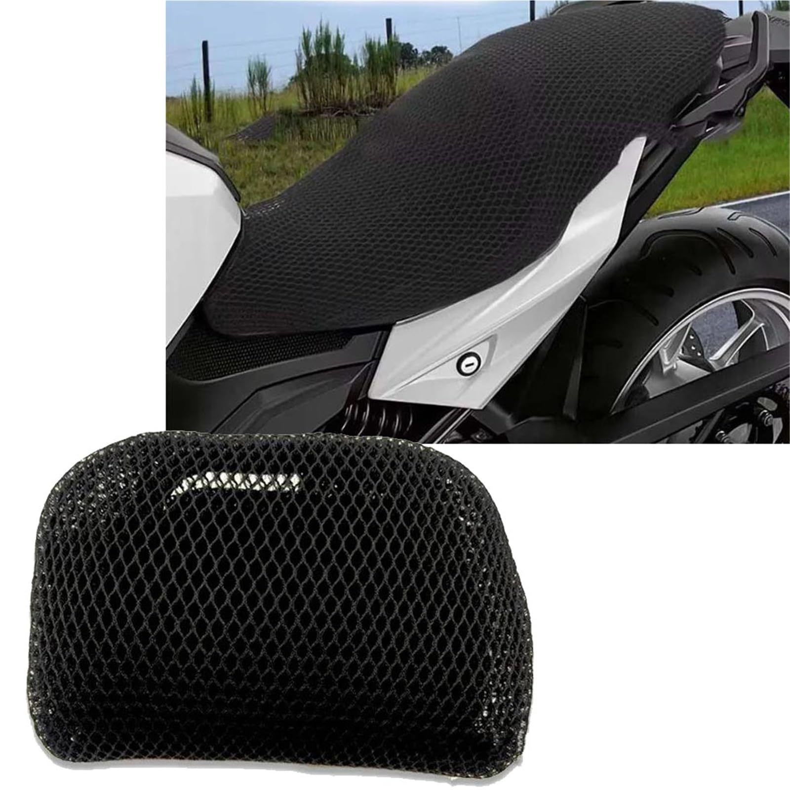 Funda de asiento para motocicleta SYM ADXTG con cojín transpirable 5