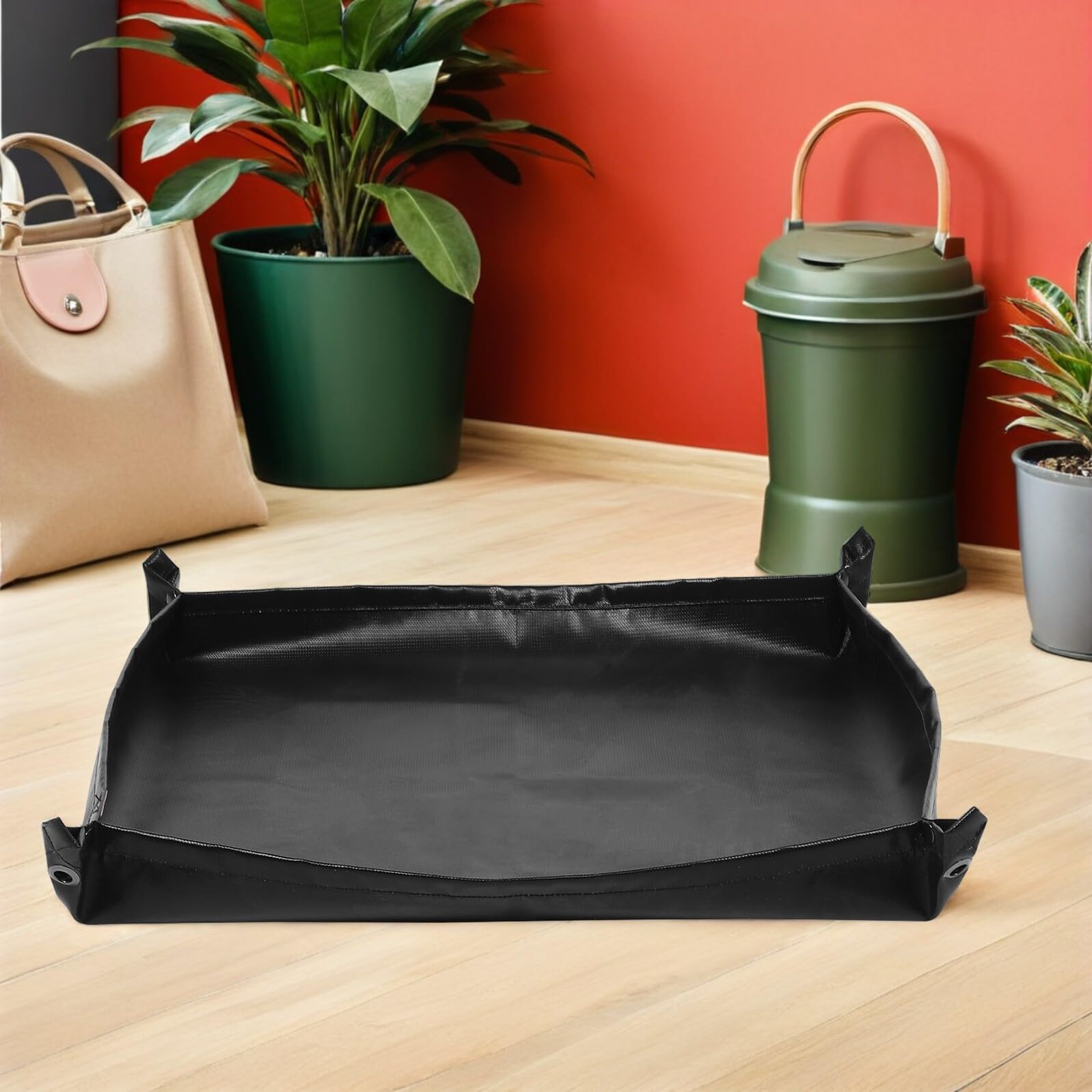 Toyvian Tapete para Parrilla Ignífugo de Silicona 71 Cm Resistente al Calor, Alfombrilla Protectora para Barbacoa Exterior, Jardín y Terraza, Fácil de Limpiar y Flexible para Camping