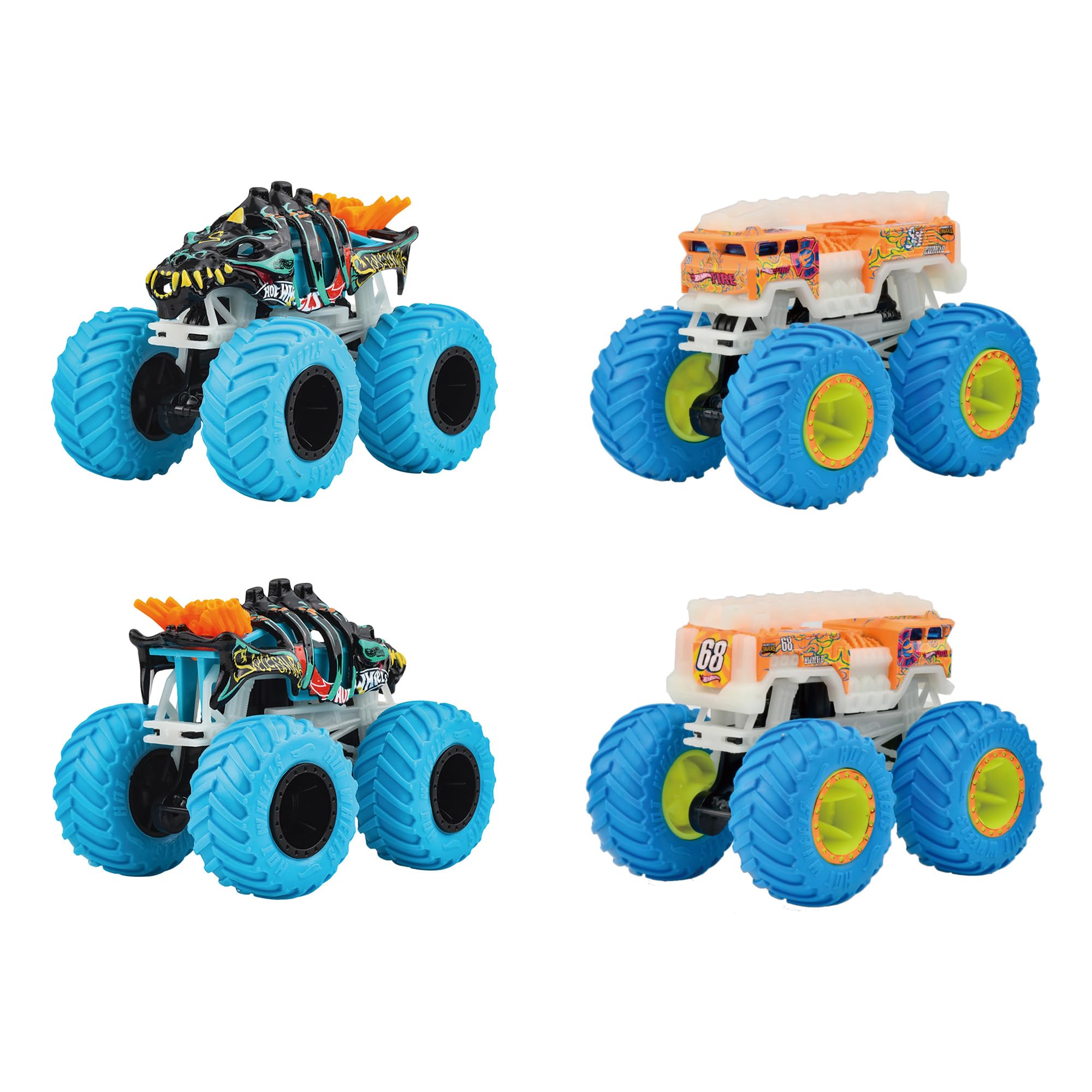 Amazon | ホットウィール(Hot Wheels) 光る！モンスタートラック