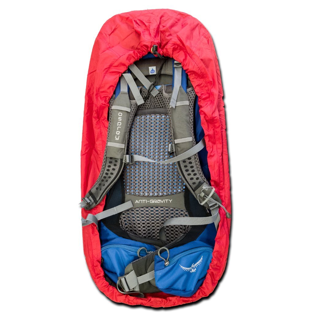 LOWLAND OUTDOOR® pokrowiec przeciwdeszczowy i transportowy na plecaki – odporny na działanie wody <85 l – 304 g