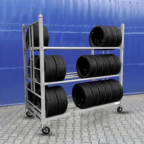 Miniatura 7 de Ruedas de andamio de 6 x 2 pulgadas, ruedas de alta resistencia, ruedas giratorias de goma de doble bloqueo de 360 grados, juego de 4 con capacidad