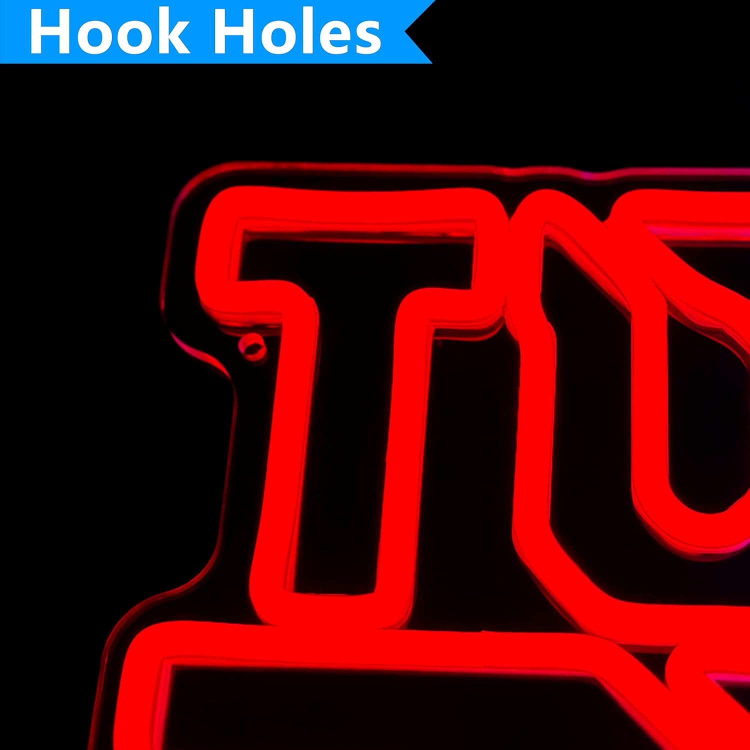 Tokyo Neon Sign Dimmable Vibrant Japanese Kanji Art for Room Decor LED Neon Light Up Hanging Sign for Bar Pub Party Bedroom Home Decor 11.81"x16.14" - Image 4