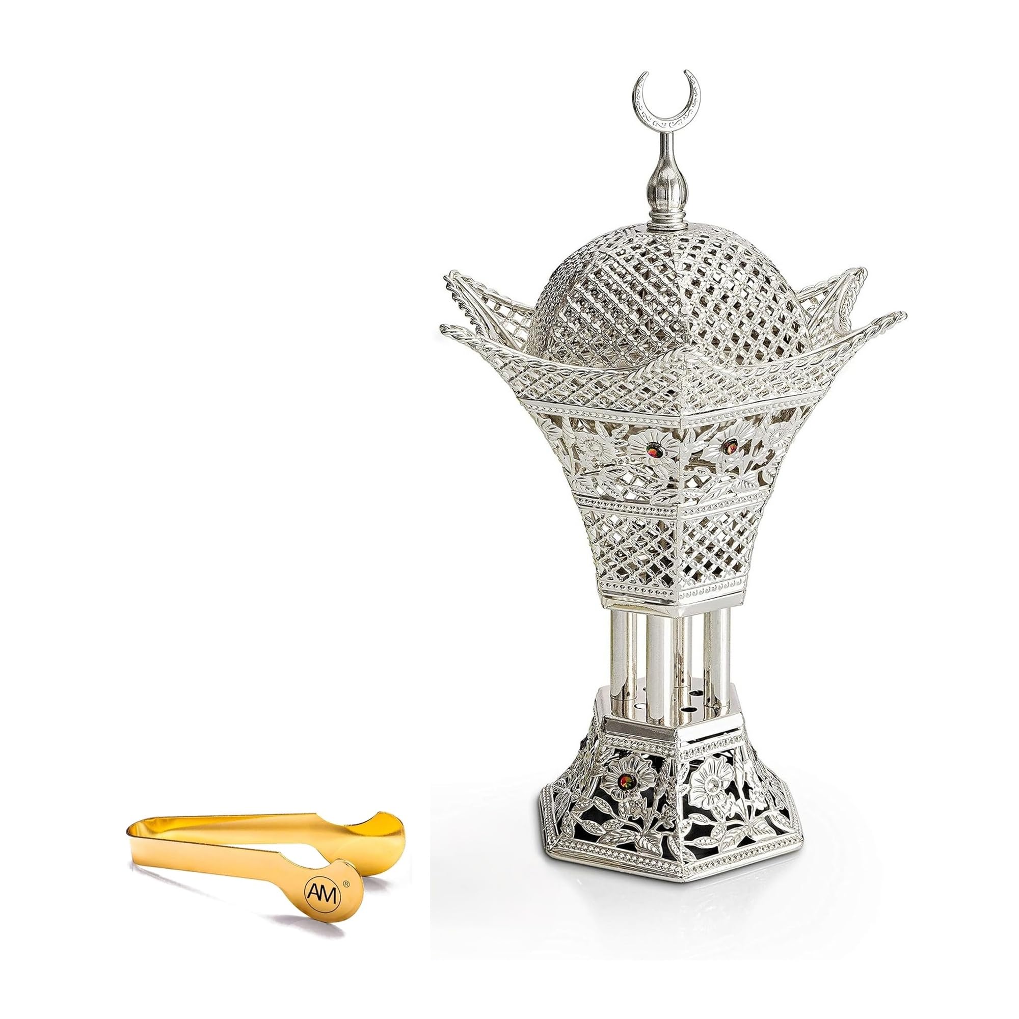Brûleur d'encens en résine Bakhoor Oud pour brûler vos résines sans risque de brûlure