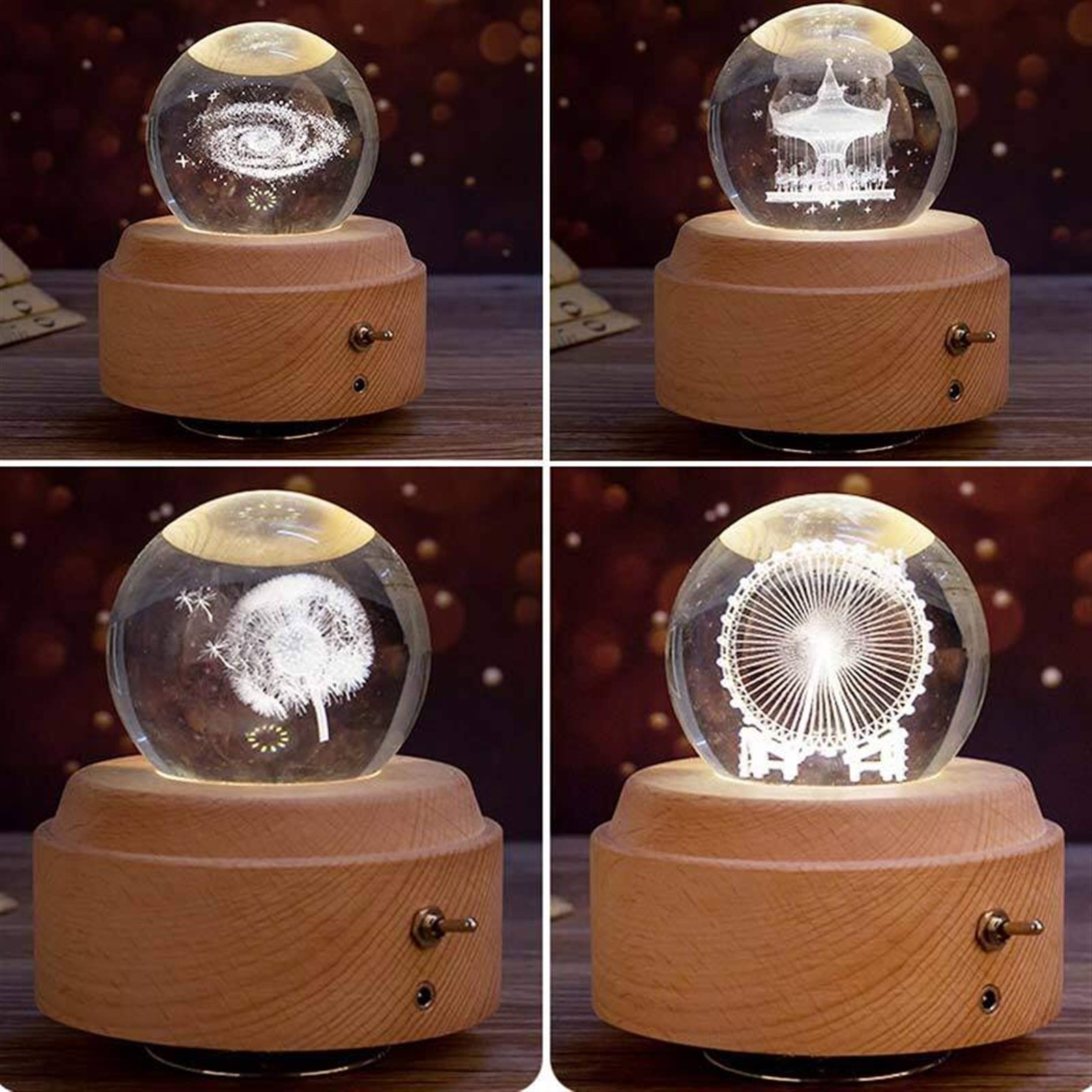 Amazon.co.jp: Souvenir music box for girls クリエイティブなムーン