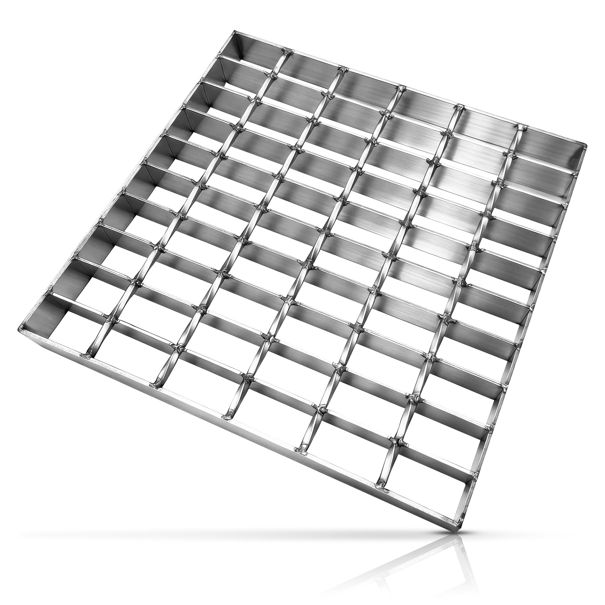 Grilles de drainage en acier galvanisé 12 pouces pour caniveaux extérieurs