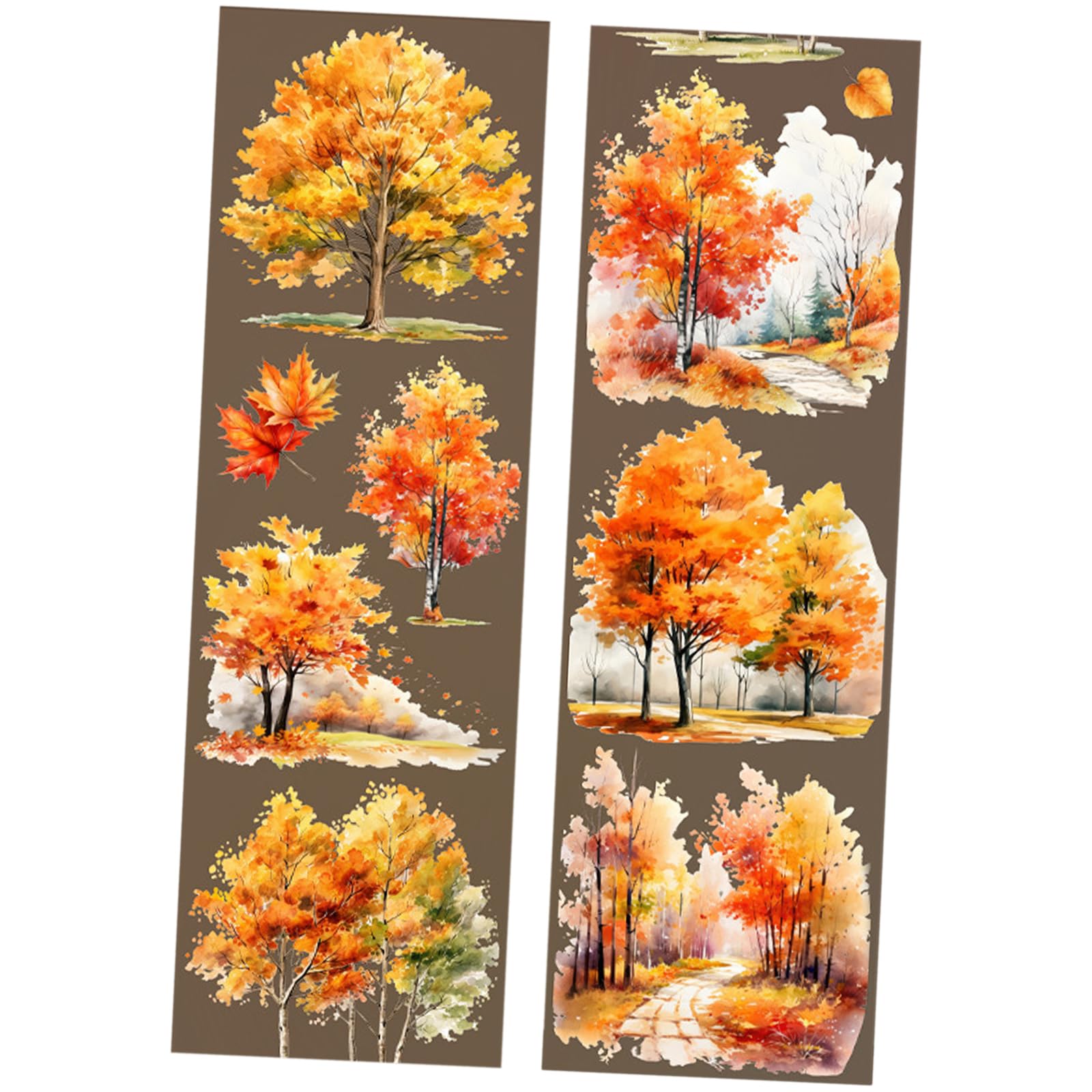 Jazuaiao Forests Tape Aesthetic Masking Decorative Artists Journal PET Beauty Scrapbooking Supplies Masking