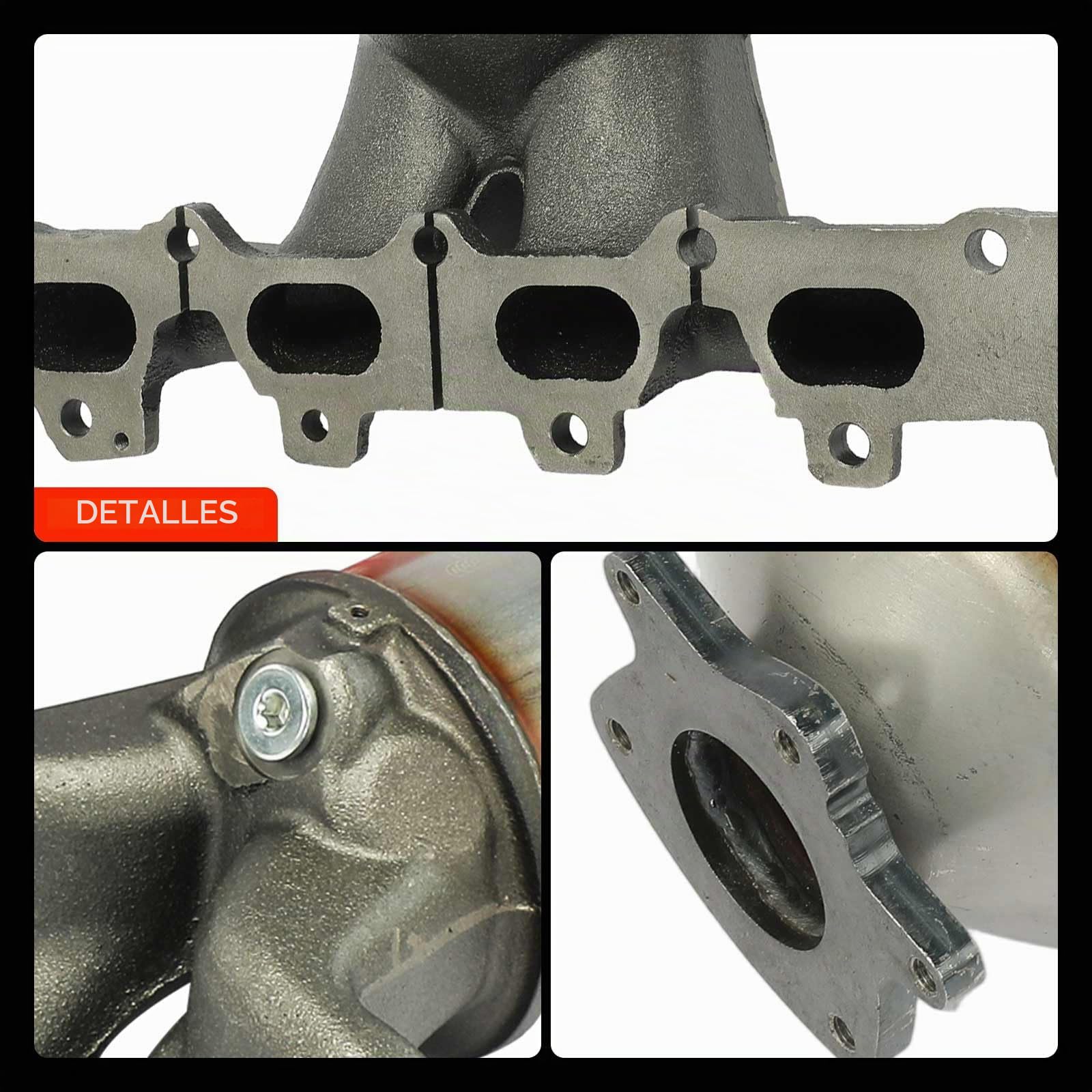 Frankberg Catalizador Gasolina Compatible con Astra H A04 1.6 Astra H CaR.A.Van A04 1.6 Meriva X03 1.6 Zafira/Zafira Family B A05 1.6 Astra H GTC A04 1.6 Replace# 55559624,55567136