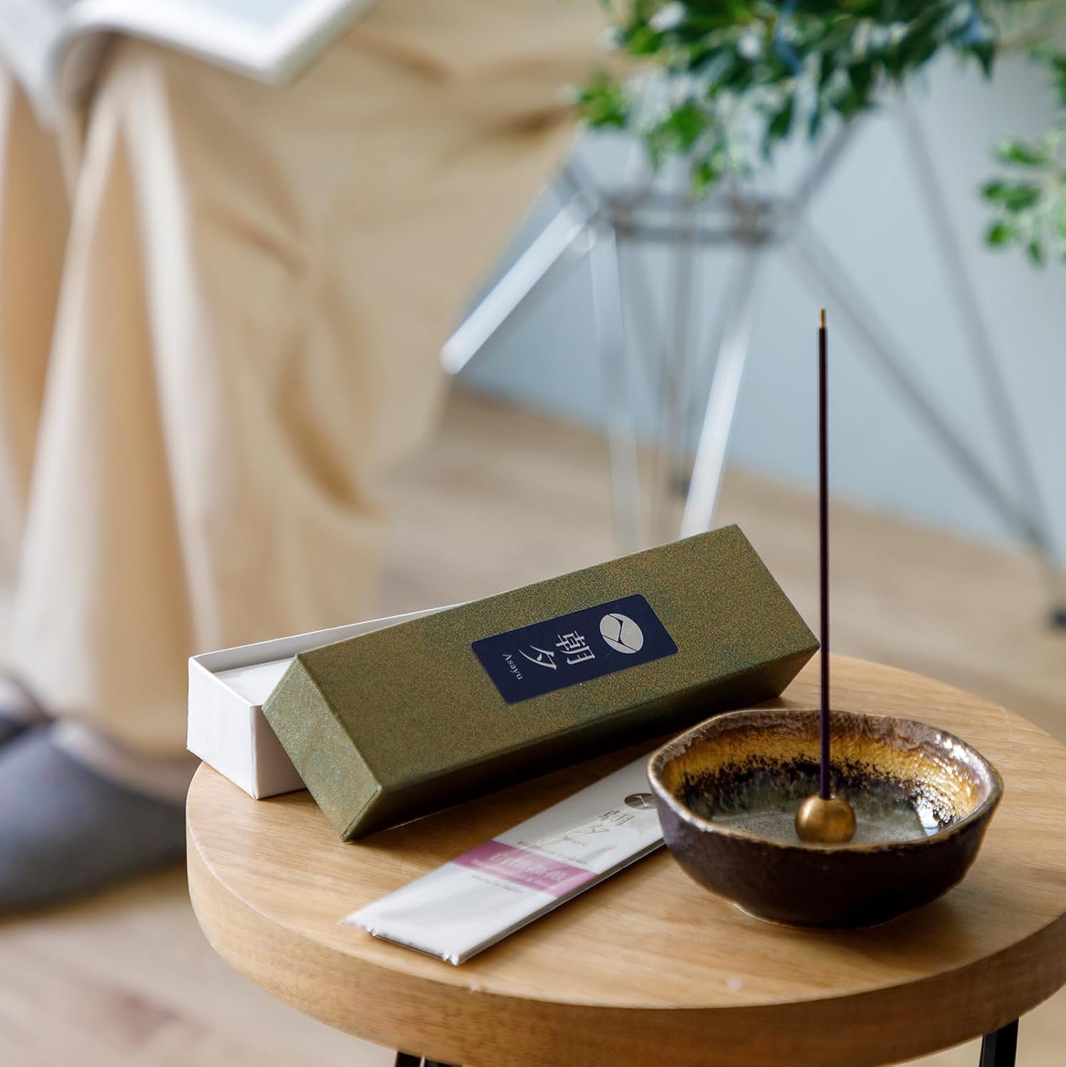 Asayu Japan Incense Sticks Assortment, 20g, 5 Sandalwood Fragrance Blends