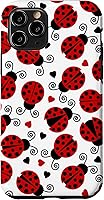 Vista 29 de Carcasa para iPhone 17 de mariquitas y corazones