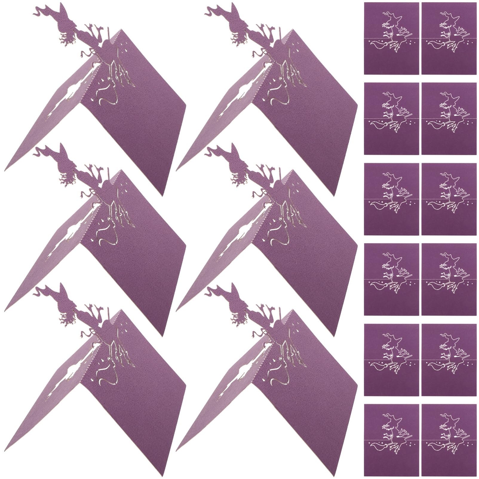 Alipis 3 Set Cartellini Segnaposto Eleganti Per Halloween Biglietti Decorativi Per Matrimonio E Feste Design Per Nomi E Facile Da Usare 50 Pezzi*3