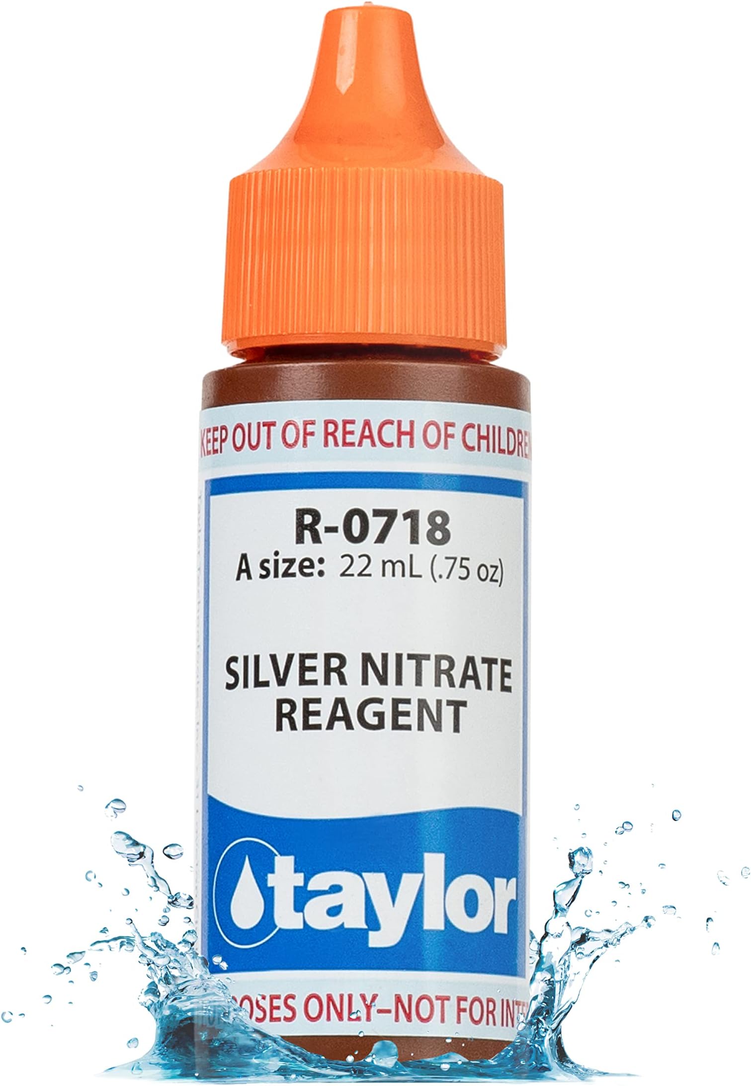 TAYLOR TECHNOLOGIES INC R-0718-A REAGENT SILVER NITRATE 3/4 OZ
