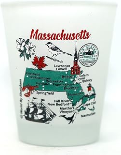 Massachusetts US States Series Collection Shot Glass