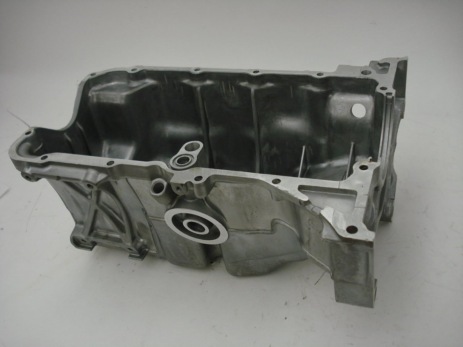 MTC Oil Pan with Drain Plug, bottom view