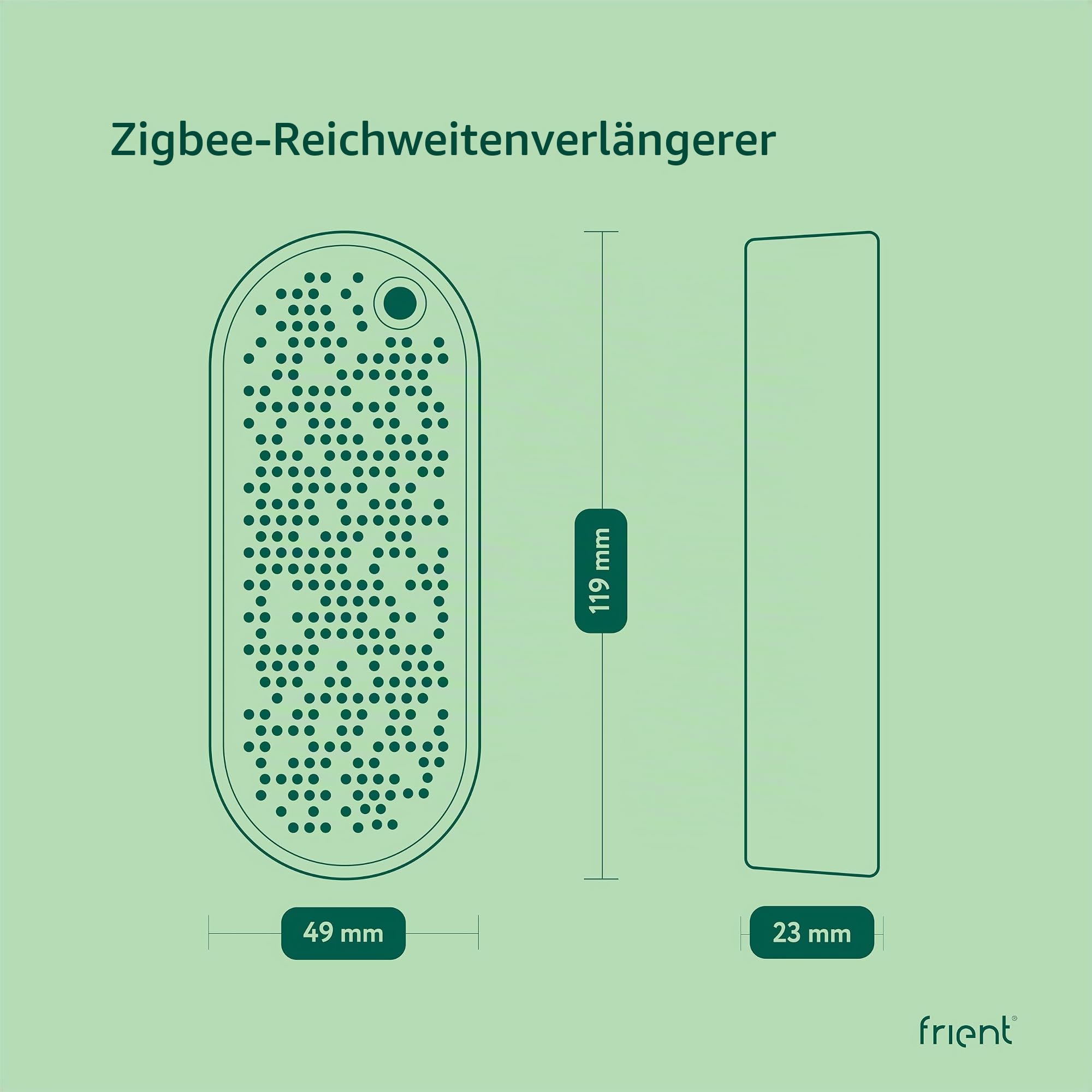 frient Zigbee Range Extender - Signalverstärker für SmartThings & Homey